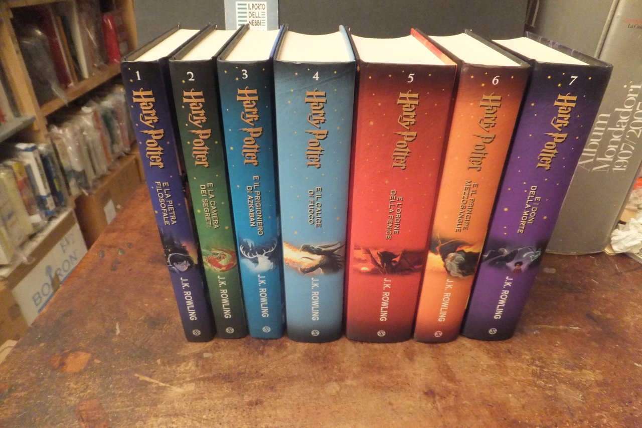 HARRY POTTER NUOVA EDIZIONE -SERIE COMPLETA 7 VOLUMI J.K. ROWLING