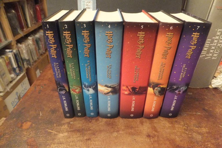 HARRY POTTER NUOVA EDIZIONE -SERIE COMPLETA 7 VOLUMI J.K. ROWLING