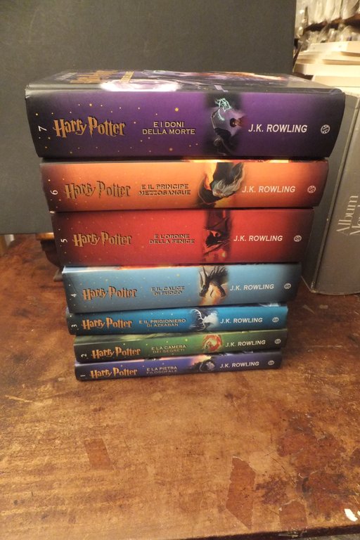 HARRY POTTER NUOVA EDIZIONE -SERIE COMPLETA 7 VOLUMI J.K. ROWLING
