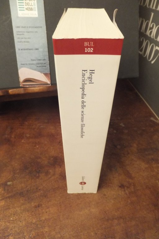 HEGEL ENCICLOPEDIA DELLE SCIENZE FILOSOFICHE