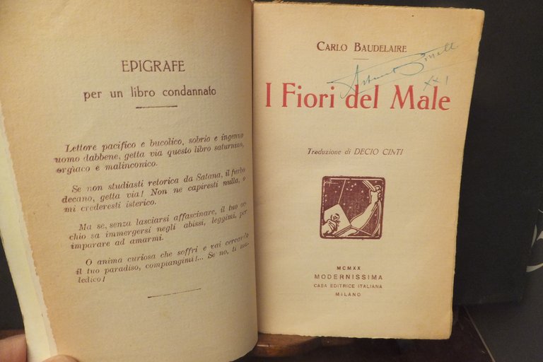 I FIORI DEL MALE CARLO BAUDELAIRE