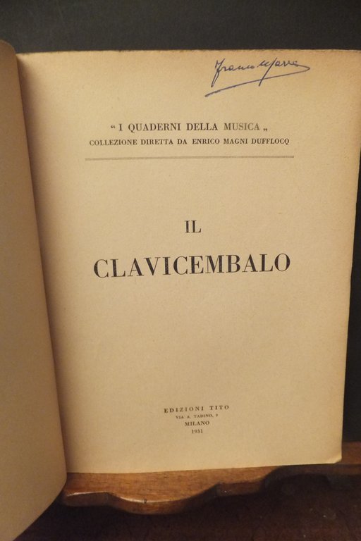 IL CLAVICEMBALO I QUADERNI DELLA MUSICA