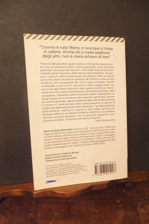 IL CONTRATTO SOCIALE JEAN JACQUES ROUSSEAU