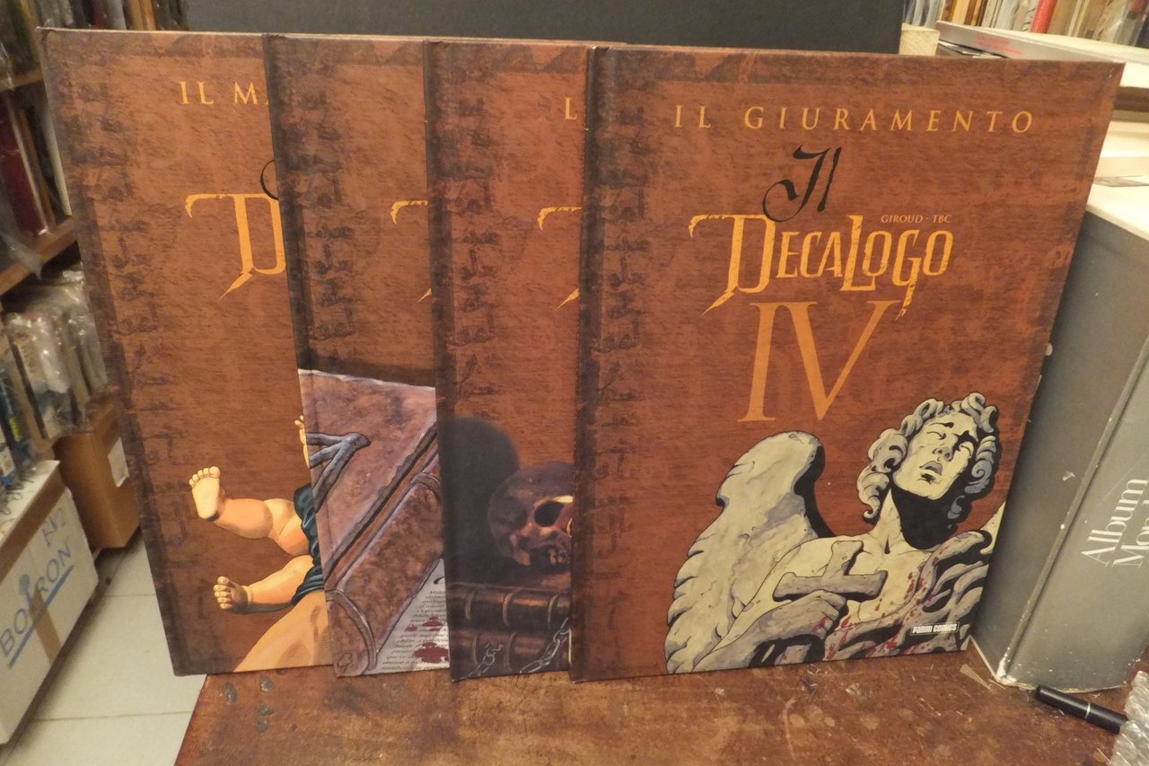 IL DECALOGO COMICS PANINI NUMERO 1/2/3/4