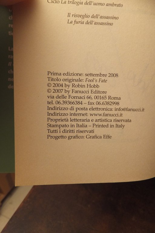 IL DESTINO DELL'ASSASSINO ROBIN HOBB | Immagine Gallery 7