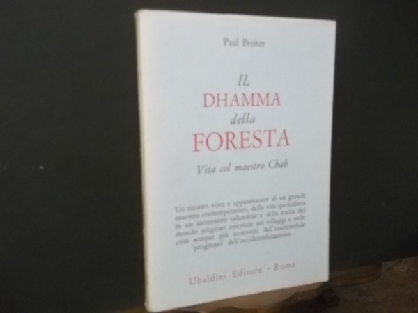 IL DHAMMA DELLA FORESTA VITA COL MAESTRO CHAB