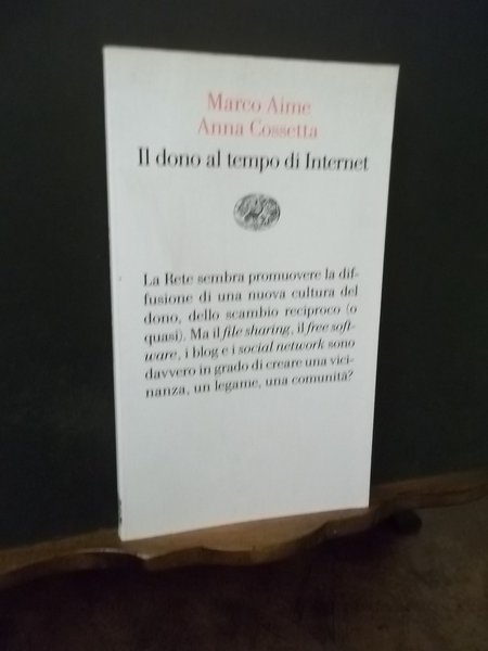 IL DONO AL TEMPO DI INTERNET