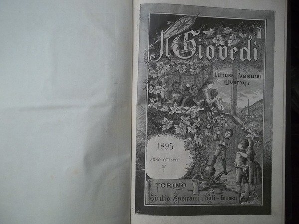 IL GIOVEDI LETTURE FAMIGLIARI ILLUSTRATE 1895 ANNO OTTAVO