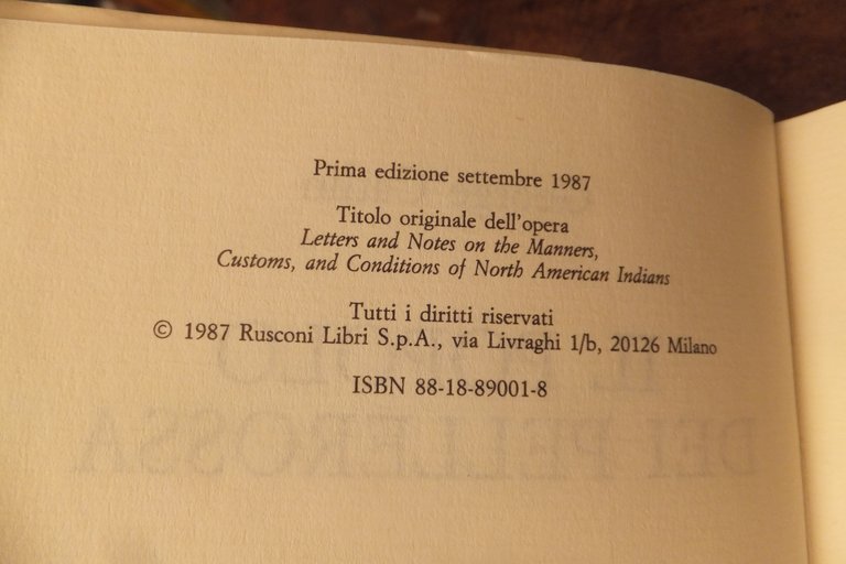 IL POPOLO DEI PELLEROSSA GEORGE CATLIN