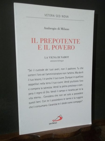 IL PREPOTENTE E IL POVERO