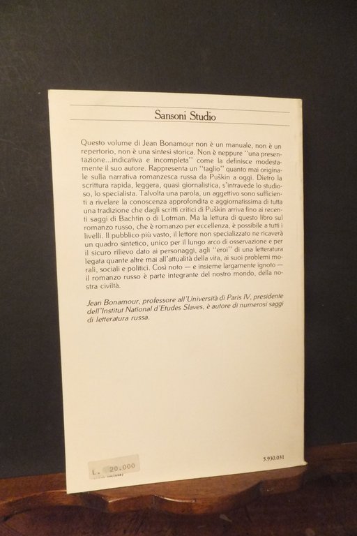IL ROMANZO RUSSO JEAN BONAMOUR