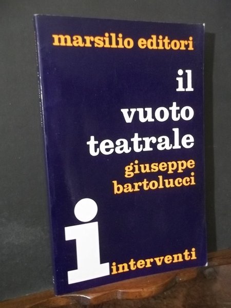 IL VUOTO TEATRALE