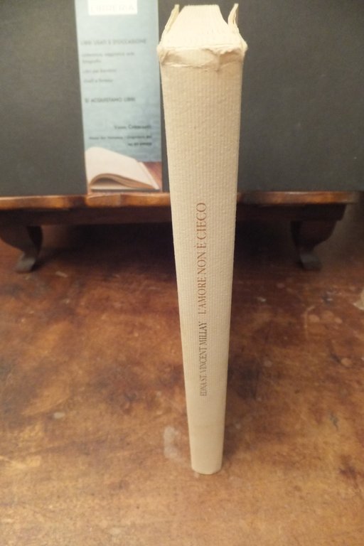 L'AMORE NIN E' CIECO EDNA ST. VINCENT MILLAY