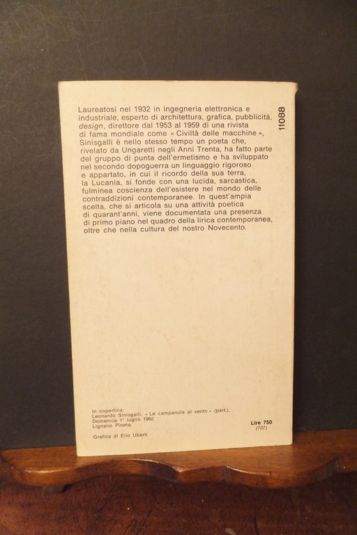 L'ELLISSE POESIE 1932 - 1972 LEONARDO SINISGALLI | Immagine Gallery 2