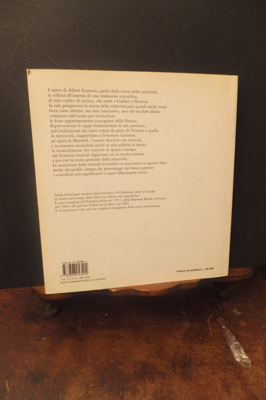 L'EREDITA' DI EINSTEIN JULIAN SCHWINGER