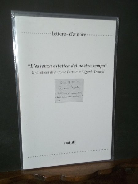 L'ESSENZA ESTETICA DEL NOSTRO TEMPO