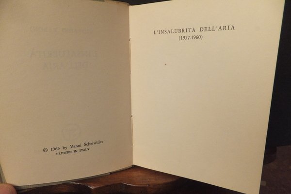 L'INSALUBRITA' DELL'ARIA - LUNARIO N. 12