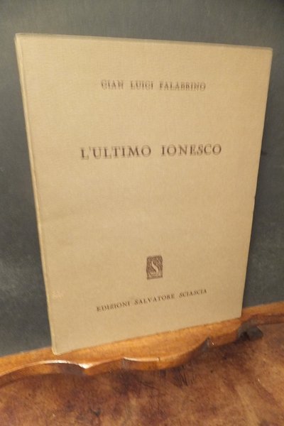 L'ULTIMO IONESCO