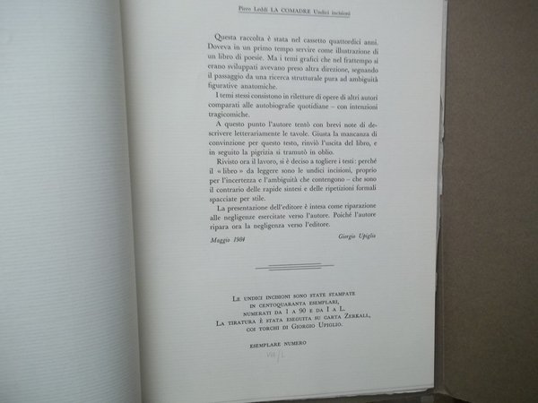 LA COMADRE UNDICI INCISIONI 1970