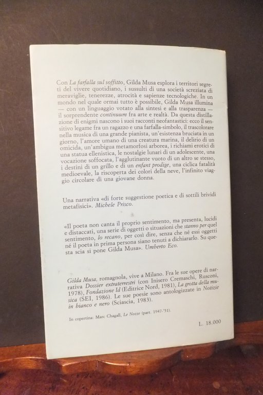 LA FARFALLA SUL SOFFITTO GILDA MUSA