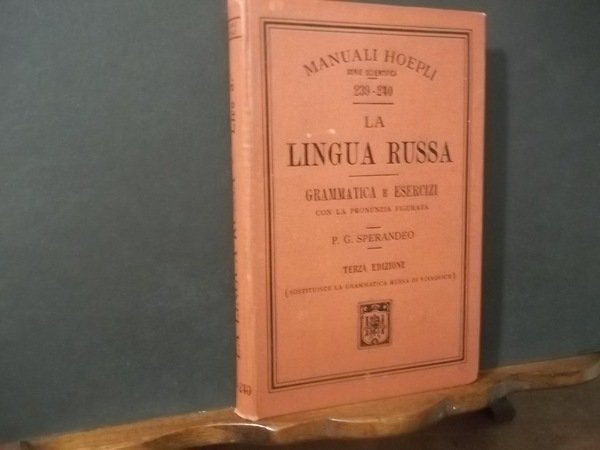 LA LINGUA RUSSA MANUALI HOEPLI