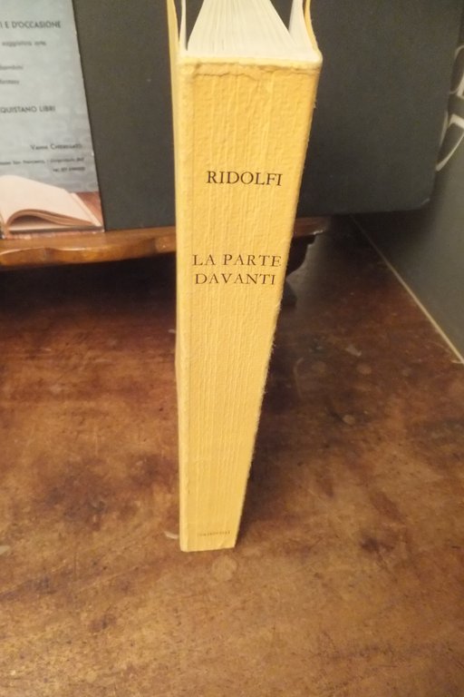 LA PARTE DAVANTI ROBERTO RIDOLFI
