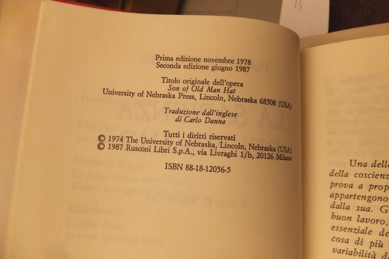 LA SAPIENZA DEI NAVAHO FIGLIO DI VECCHIO CAPELLO
