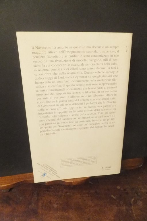 LA SCIENZA FILOSOFICA NELLA CULTURA DEL NOVECENTO LUDOVICO GEYMONAT