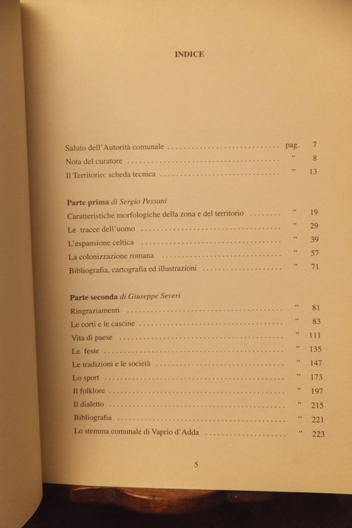 LA STORIA DI VAPRIA D'ADDA VOLUME I