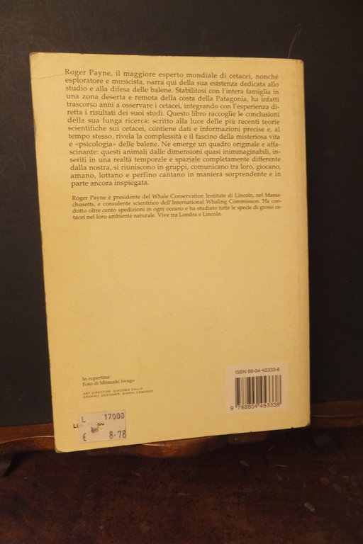 LA VITA SEGRETA DELLE BALENE ROGER PAYNE