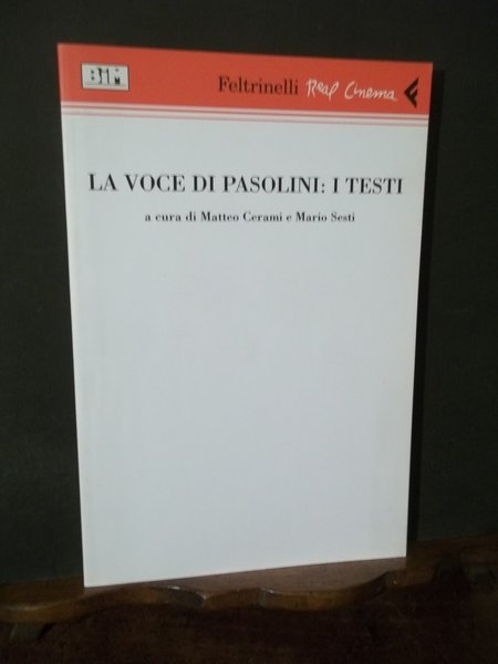 LA VOCE DI PASOLINI I TESTI