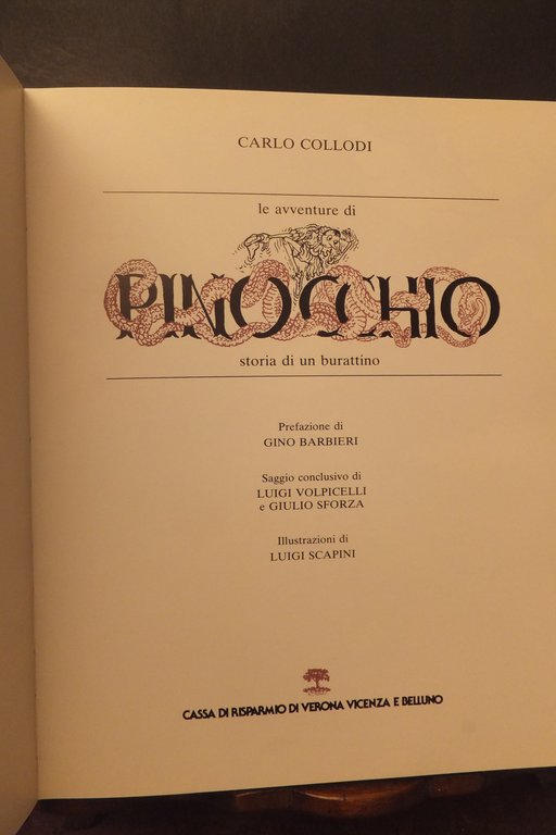 LE AVVENTURE DI PINOCCHIO CASSA RISPARMIO VERONA VICENZA BELLUNO | Immagine Gallery 5