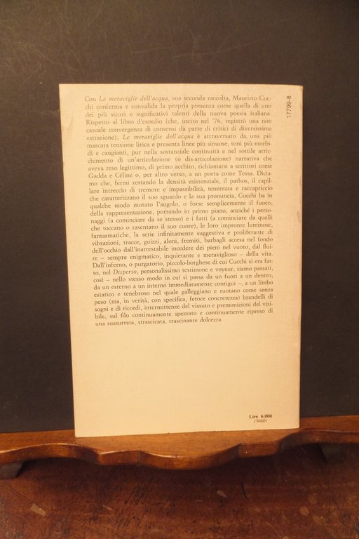 LE MERAVIGLIE DELL'ACQUA MAURIZIO CUCCHI