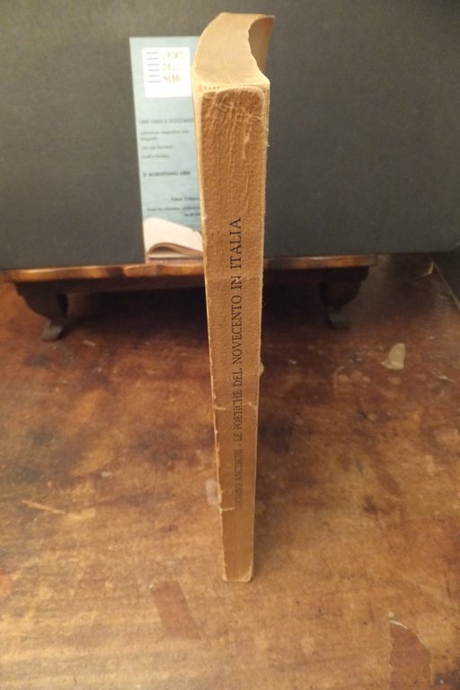 LE POETICHE DEL NOVECENTO IN ITALIA LUCIANO ANCESCHI