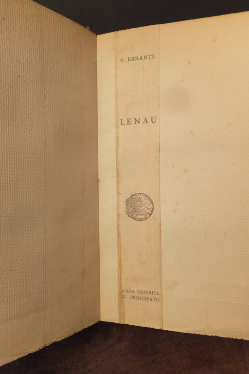 LENAU STORIA DI UN MARTIRE DELLA POESIA VINCENZO ERRANTE