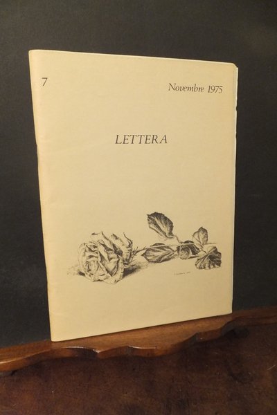 LETTERA 7 NOVEMBRE 1975