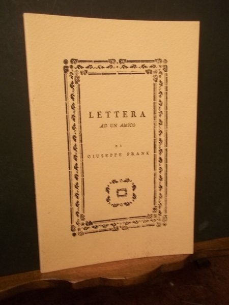 Lettera ad un amico sopra diversi puntoi di Medicina interessanti …