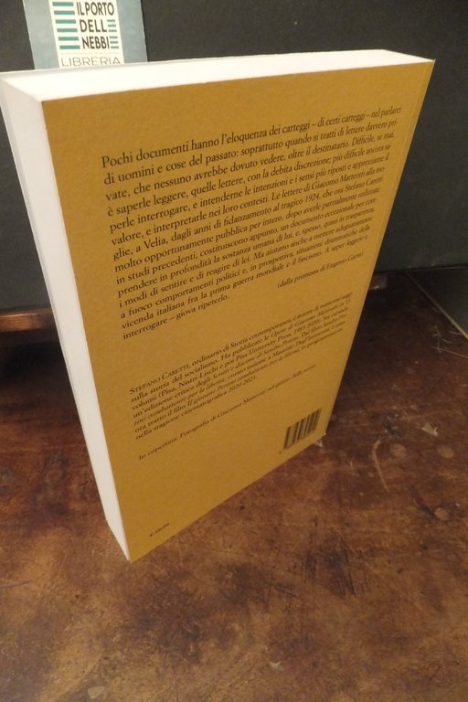 LETTERE A VELIA GIACOMO MATTEOTTI