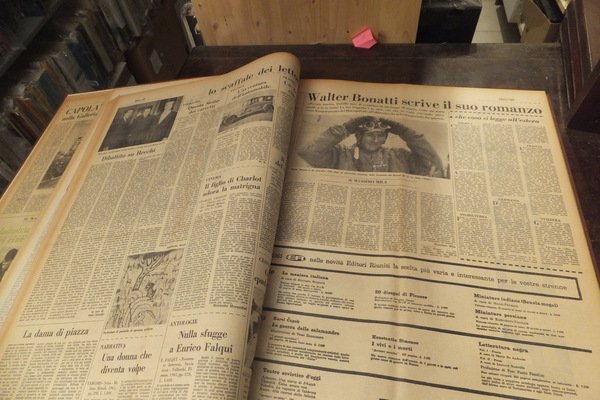 LIBRI SUPPLEMENTO DI LETTERE SCIENZE E ARTI PAESE SERA 1961- …