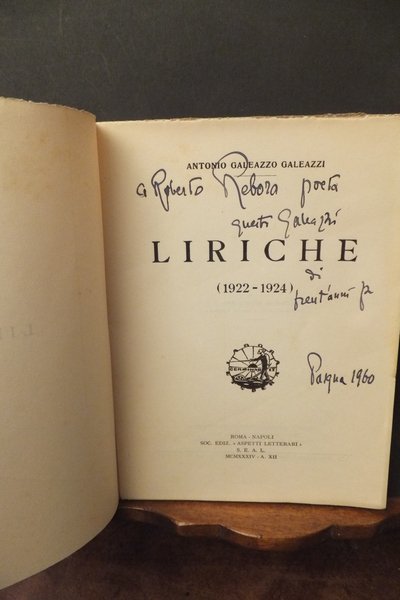 LIRICHE 1922 - 1924