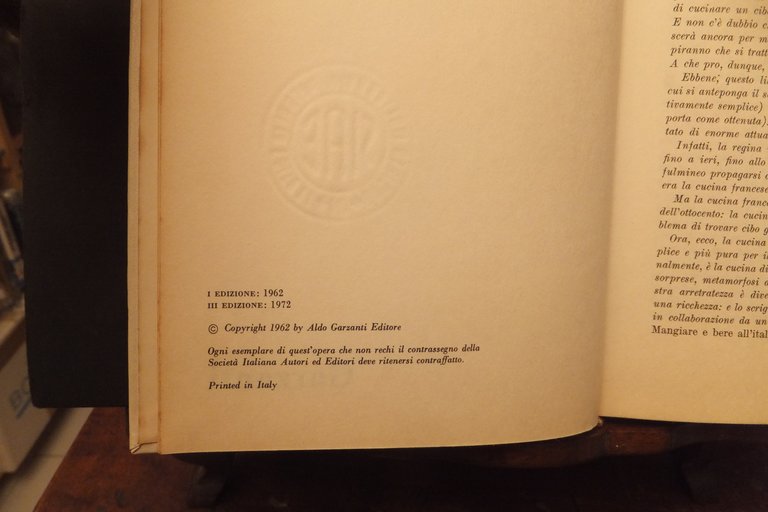 MANGIARE E BERE ALL'ITALIANA CARNACINA VERONELLI