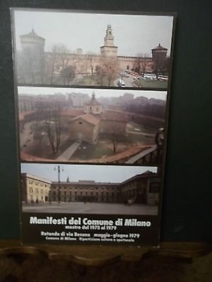 MANIFESTI DEL COMUNE DI MILANO-MOSTRE DAL 1975 AL 1979