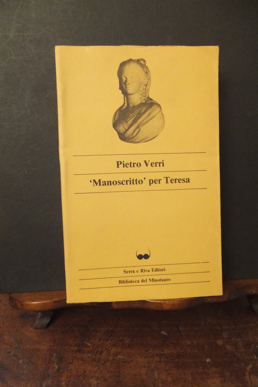 MANOSCRITTO PER TERESA PIETRO VERRI | Immagine principale