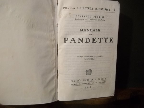 MANUALE DI PANDETTE