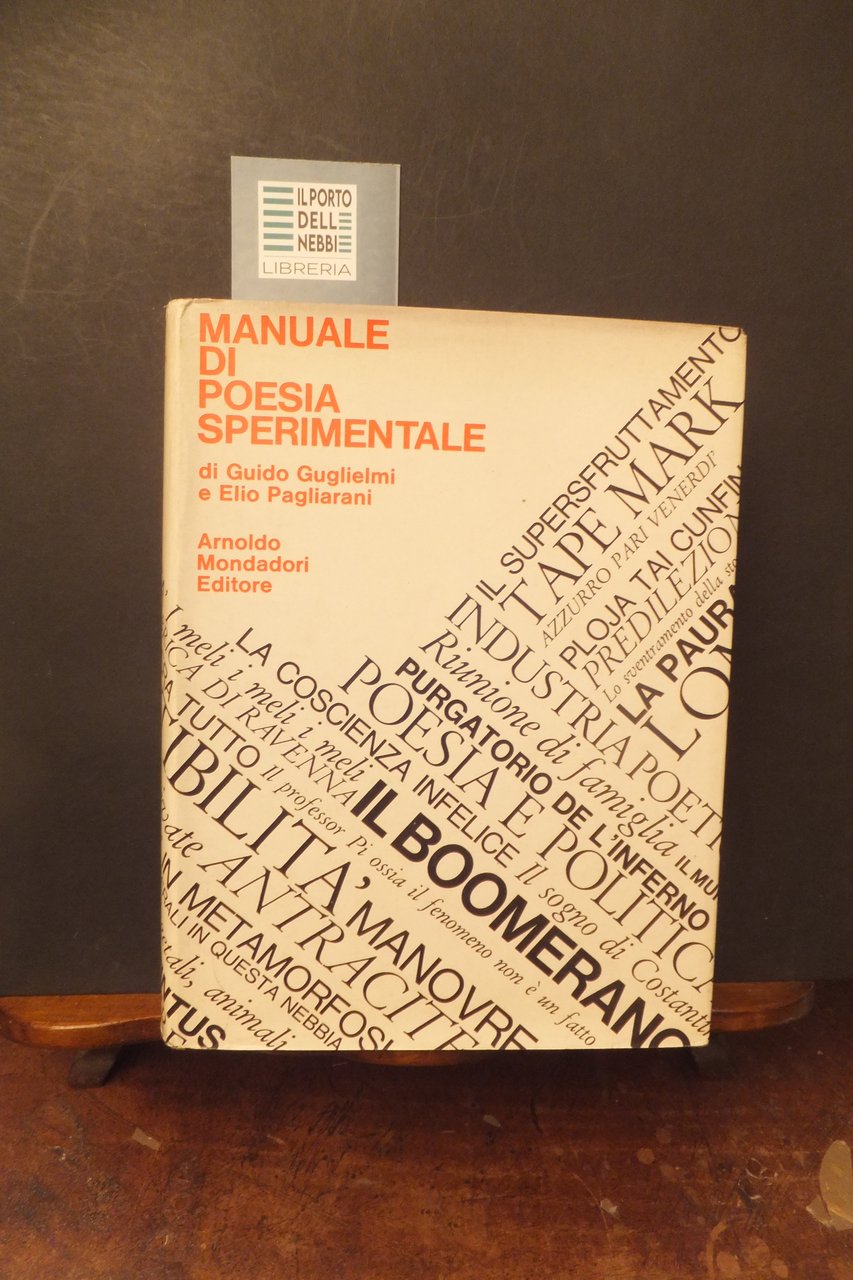 MANUALE DI POESIA SPERIMENTALE G. GUGLIELMI - E. PAGLIARANI - …