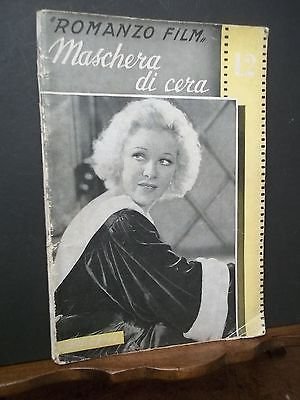 MASCHERA DI CERA ROMANZO FILM-ADELE LEVI-CORTICELLI ED.1935