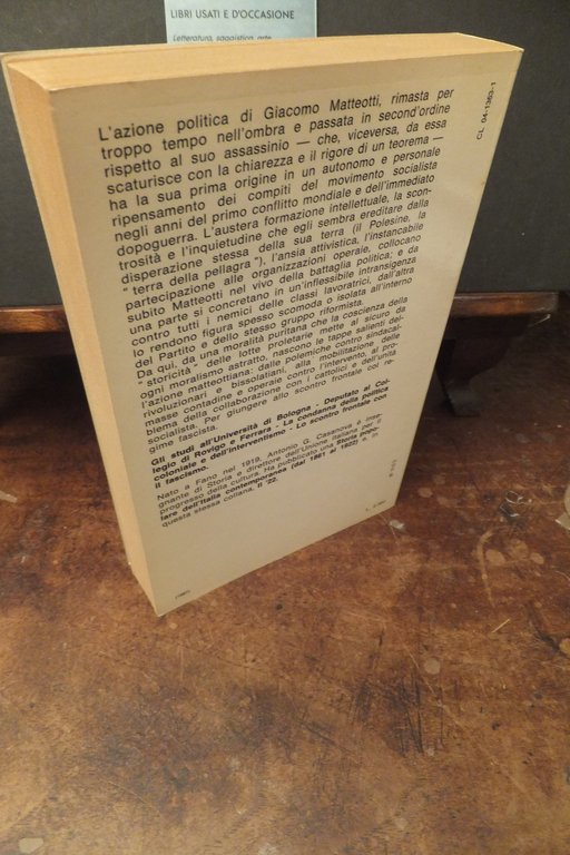 MATTEOTTI UNA VITA PER IL SOCIALISMO ANTONIO G. CASANOVA