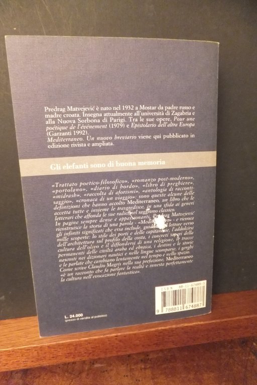 MEDITERRANEO UN NUOVO BREVIARIO PREDRAG MATVEJEVIC