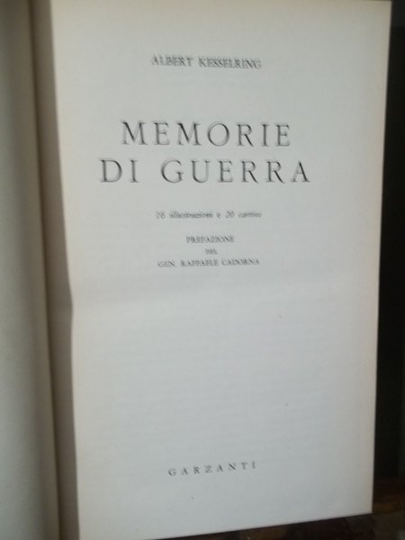 MEMORIE DI GUERRA