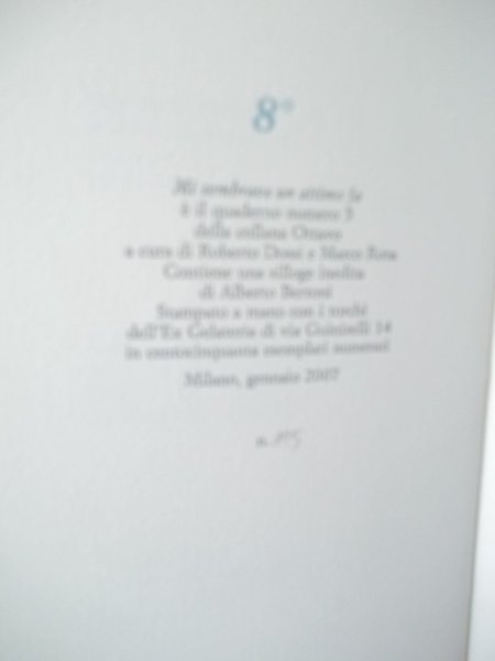 MI SEMBRAVA UN ATTIMO FA